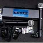 Shure PG58 2 Cardioid Dynamic Wireless Microphone BLX Wireless (1)
