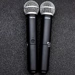 Shure PG58 2 Cardioid Dynamic Wireless Microphone BLX Wireless (1)