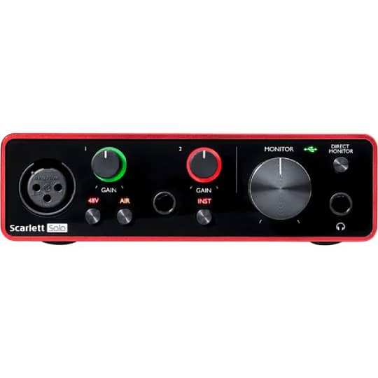 Focusrite scarlett solo soundcard